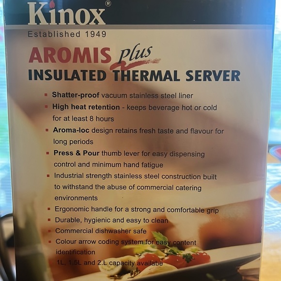 KINOX-AROMIS PLUS INSULATED THERMAL SERVER - Picture 2 of 2